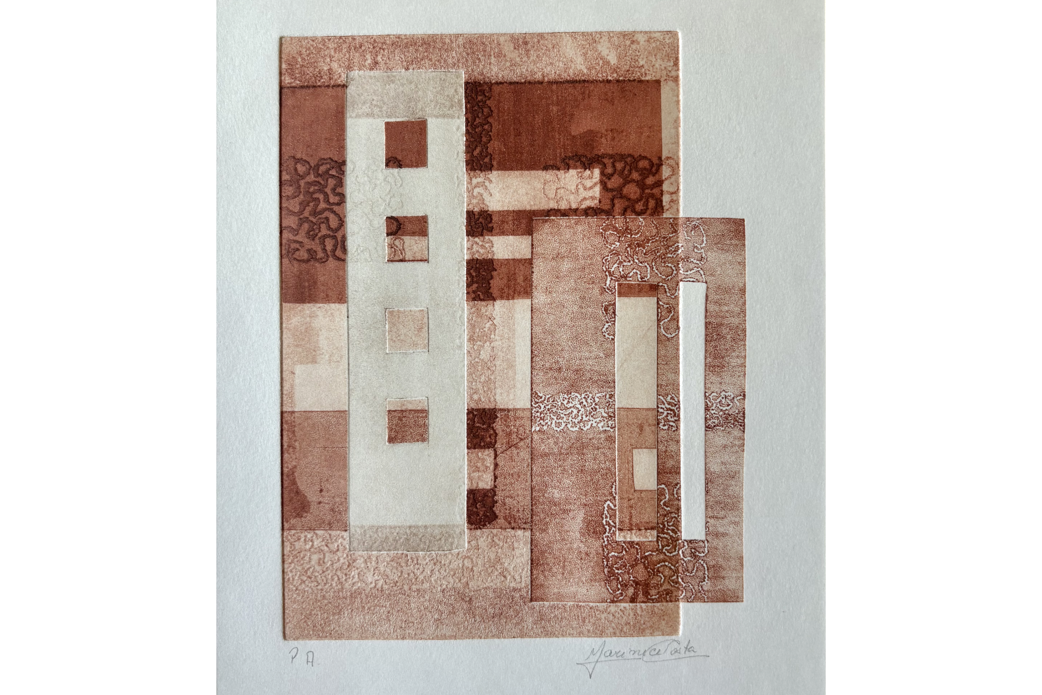 Museu Casa Alfredo Andersen inaugura exposição da artista Marinice Costa, com foco em arte abstrata geométrica. Foto: Divulgação MCAA