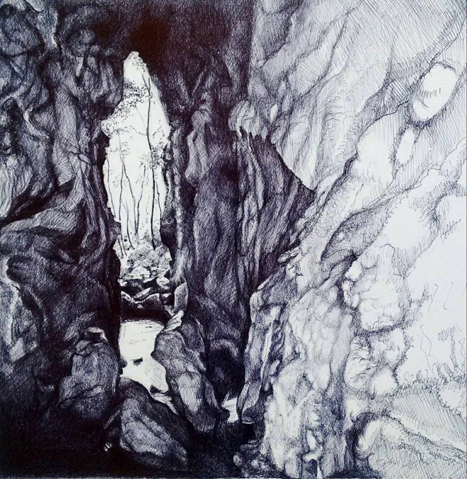 Gruta da Lacinha - Ilustração Birgitte Tümmler