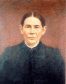 Maria Josepha de França Pimpão
<br/>
<br/>
60 x 48cm - Acervo MAA
<br/>
Filha de Rita Maria do Nascimento, conhecida por Rita da Cancela por Ter sido dona da Fazenda Cancela, situada no Município de Palmeira - PR. Foi casada com Francisco Ignácio de Araújo Pimpão. Não se sabe exatamente a data de seu nascimento (mais ou menos 1827). Teve vários filhos. Este retrato pintado por Alfredo Andersen, segundo seus descendentes, foi uma encomenda dos filhos. 