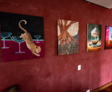 Obras da mostra Paisagens Distópicas