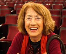 Museu Casa Alfredo Andersen recebe a artista Jocy de Oliveira para lançamento de livro inédito Foto: Lígia Amandio