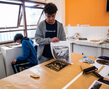 Obras de jovens talentos do CJAP vão compor a exposição de Fernando Calderari. Foto: Kraw Penas/SEEC
