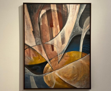 Museu Casa Alfredo Andersen promove visita guiada e bate-papo com artistas em exposição contemporânea. Fotos: SEEC