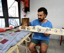 Trajetos de Alfredo Andersen: Conheça Rafael Codognoto, novo residente artístico do MCAA. Foto: Anderson Tozato/SEEC