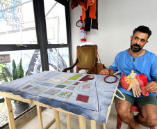 Trajetos de Alfredo Andersen: Conheça Rafael Codognoto, novo residente artístico do MCAA. Foto: Anderson Tozato/SEEC