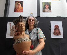 Travessia: Conheça Luiza Nascimento, nova residente artística do Museu Casa Alfredo Andersen. Foto: Anderson Tozato