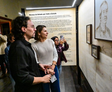 Museu Satélite chega a Paranaguá com unidade do Museu Casa Alfredo Andersen. Foto: Kraw Penas/SEEC