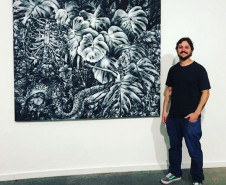 Professor do Atelier de Arte expõe obra em Brasília