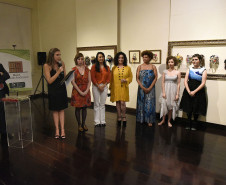 Abertura da exposição "Expressão do Feminino" no Museu Alfredo Andersen(MAA). Mês da Mulher da Secretaria de Cultura do Estado do Paraná(SEEC).Curitiba, 07 de março de 2017.Foto: Kraw Penas/SEEC