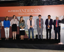 Abertura da exposição sobre Alfredo Andersen
