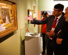 Abertura da exposição sobre Alfredo Andersen