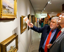 Abertura da exposição sobre Alfredo Andersen