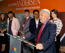 Abertura da exposição sobre Alfredo Andersen