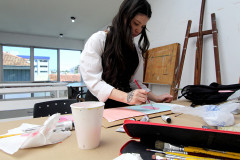 Cursos de arte da Academia Alfredo Andersen reúnem amadores e especialistas. Fotos: Anderson Tozato/SEEC