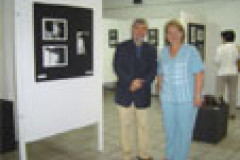 Sr. Wilson Ballão (Presidente da SAAA) e Sra. Roseli Bassler (diretora do MAA).
<br/>
Local: Museu Alfredo Andersen - Rua Mateus Leme, 336 - Centro - Horário: 2ºa 6º feira: 9h00 às 18h00 - Sábados e Domingos das 10h00 às 16h00