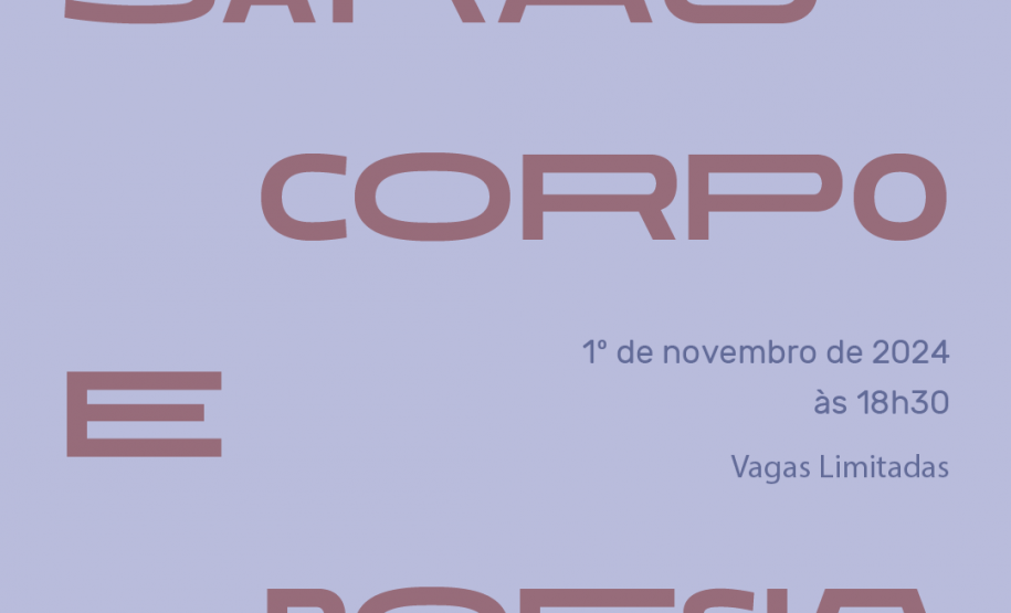 Banner Corpo e Poesia
