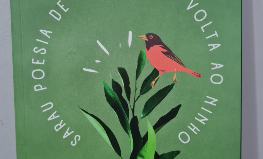 Livro sarau poesia da esquina de volta ao ninho