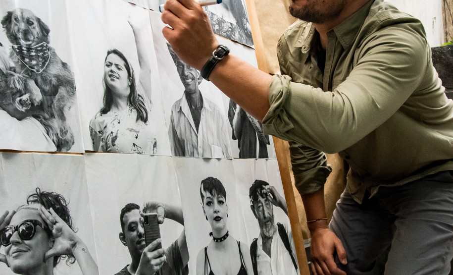 Bruno Santos, o novo residente da Academia Alfredo Foto: Kraw Penas/SEEC-PR