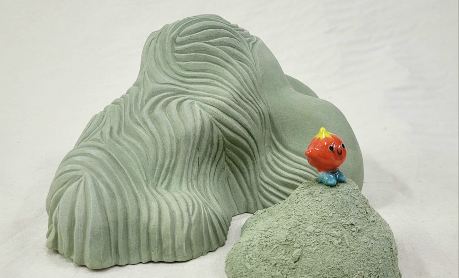 Academia Alfredo Andersen abre temporada de exposições com cerâmica artística. Fotos: Divulgação MCAA