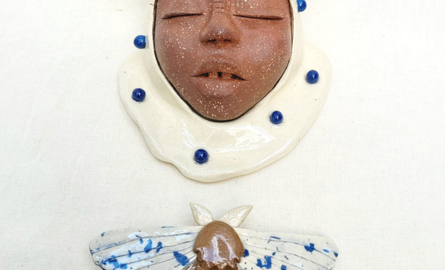 Academia Alfredo Andersen abre temporada de exposições com cerâmica artística. Fotos: Divulgação MCAA