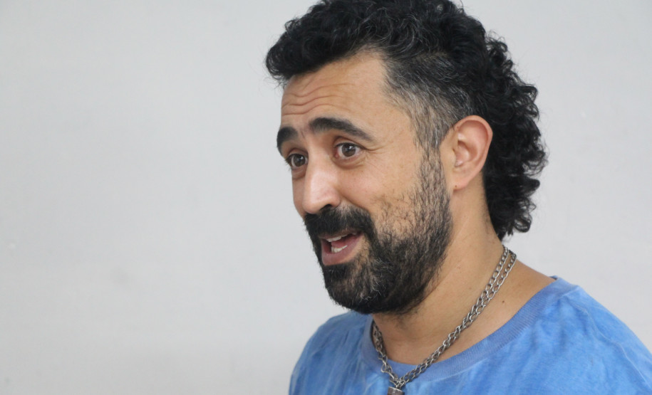 Trajetos de Alfredo Andersen: Conheça Rafael Codognoto, novo residente artístico do MCAA. Foto: Anderson Tozato/SEEC