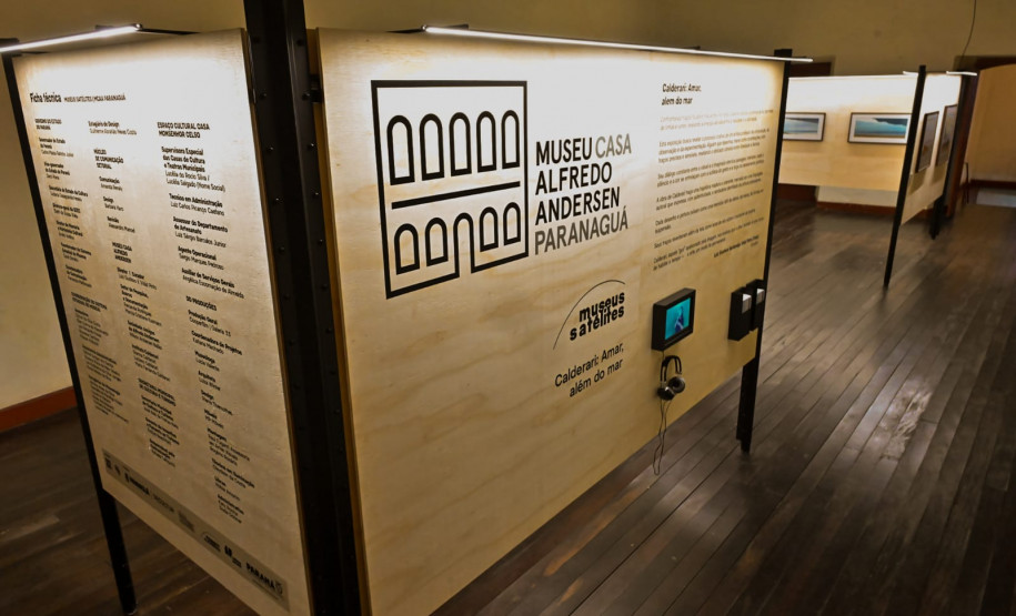 Museu Satélite chega a Paranaguá com unidade do Museu Casa Alfredo Andersen. Foto: Kraw Penas/SEEC