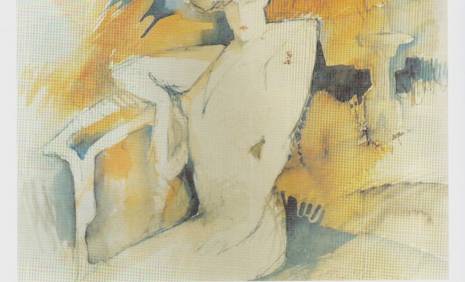 SEEC lamenta morte da artista plástica Lina Iara Otto Aquarela da artista Lina Iara Otto.