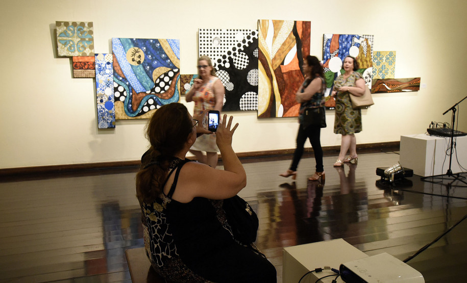 Abertura da exposição "Expressão do Feminino" no Museu Alfredo Andersen(MAA). Mês da Mulher da Secretaria de Cultura do Estado do Paraná(SEEC).Curitiba, 07 de março de 2017.Foto: Kraw Penas/SEEC