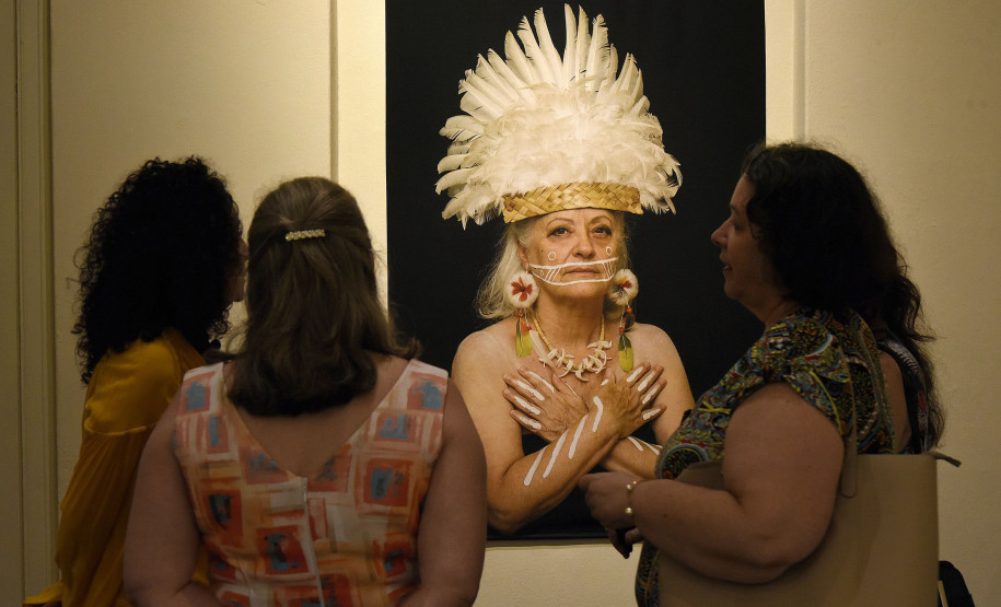 Abertura da exposição "Expressão do Feminino" no Museu Alfredo Andersen(MAA). Mês da Mulher da Secretaria de Cultura do Estado do Paraná(SEEC).Curitiba, 07 de março de 2017.Foto: Kraw Penas/SEEC