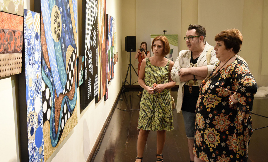 Abertura da exposição "Expressão do Feminino" no Museu Alfredo Andersen(MAA). Mês da Mulher da Secretaria de Cultura do Estado do Paraná(SEEC).Curitiba, 07 de março de 2017.Foto: Kraw Penas/SEEC