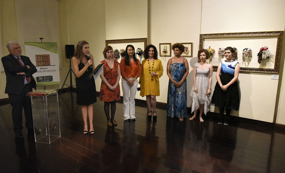 Abertura da exposição "Expressão do Feminino" no Museu Alfredo Andersen(MAA). Mês da Mulher da Secretaria de Cultura do Estado do Paraná(SEEC).Curitiba, 07 de março de 2017.Foto: Kraw Penas/SEEC
