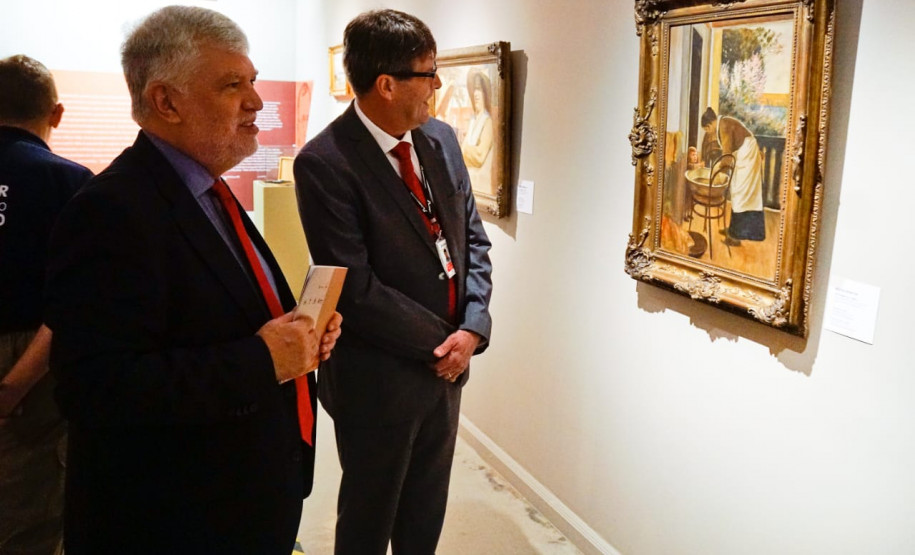 Confira como foi a abertura da exposição sobre Alfredo Andersen no Ecomuseu de Itaipu Abertura da exposição sobre Alfredo Andersen