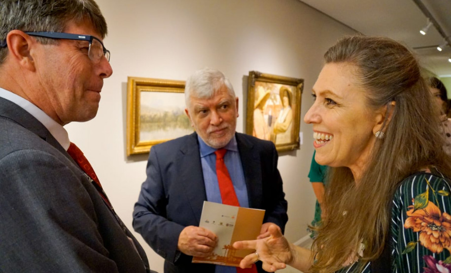 Confira como foi a abertura da exposição sobre Alfredo Andersen no Ecomuseu de Itaipu Abertura da exposição sobre Alfredo Andersen