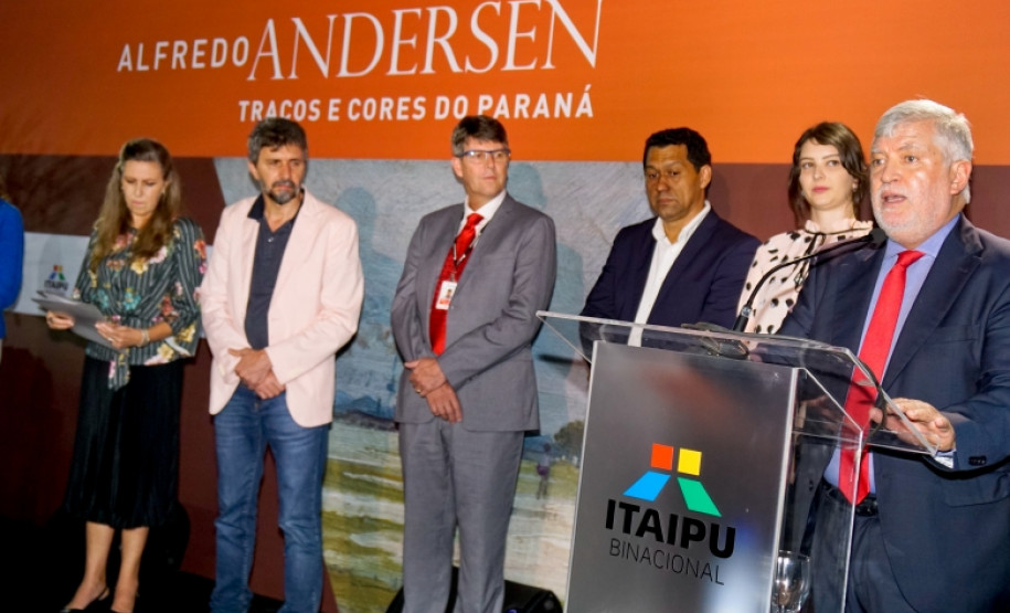 Confira como foi a abertura da exposição sobre Alfredo Andersen no Ecomuseu de Itaipu Abertura da exposição sobre Alfredo Andersen