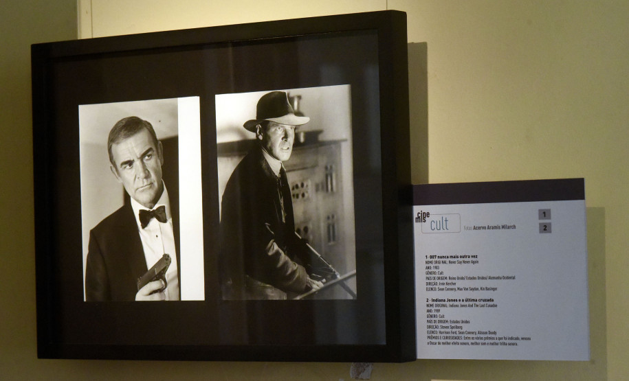 No MIS, visitantes podem ver mostra sobre história do cinema.