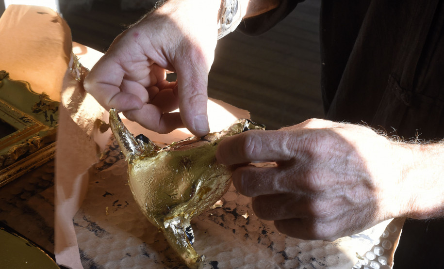 Detalhes da obra de Balzano; residência segue até 20 de setembro.