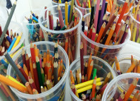 Material para oficina de artes