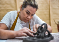 Natureza Invisível: conheça Milena Celli, a nova residente da Academia Alfredo Andersen. Foto: Kraw Penas/SEEC