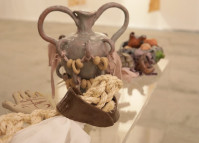 Exposição de cerâmica artística encerra temporada de mostras da Academia Alfredo Andersen. Foto: Gelson Bampi 