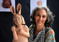 Travessia: Conheça Luiza Nascimento, nova residente artística do Museu Casa Alfredo Andersen. Foto: Anderson Tozato